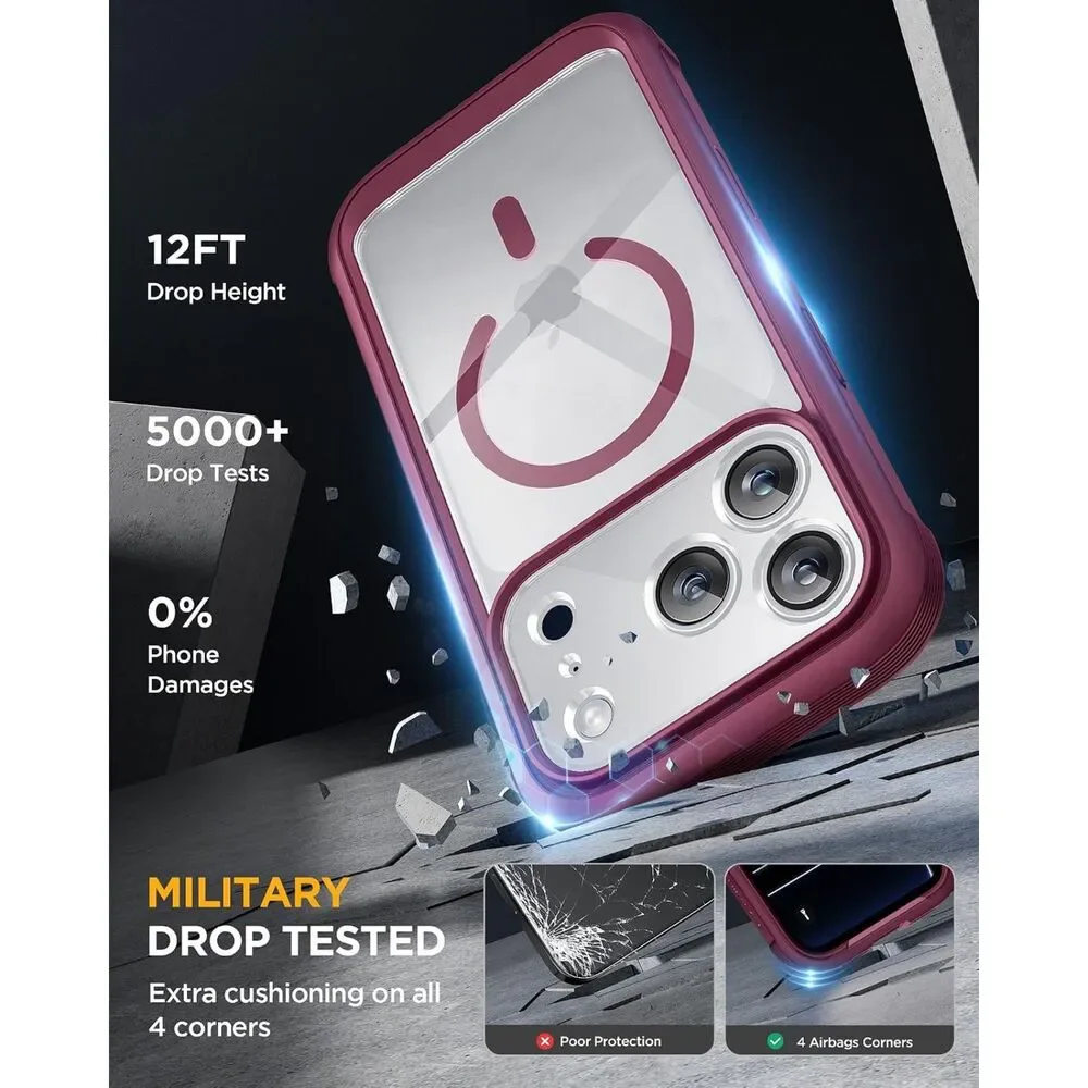 Miracase Magnetic for iPhone 17 Pro Case 6.3